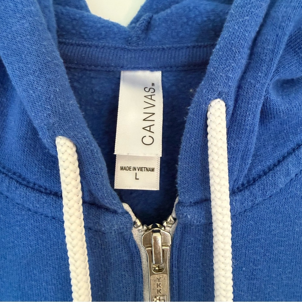 Superstore Season 1 Blue Zip-Up Hoodie Nbc Tv Show Merch View 3